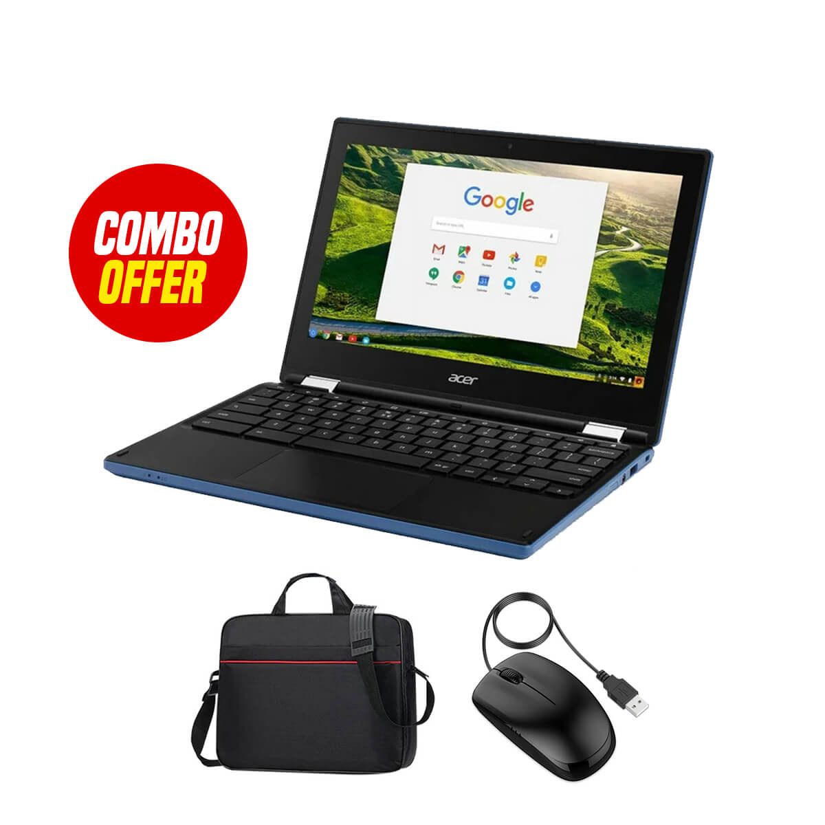 جهاز Chromebook Acer R11 مستعمل بذاكرة عشوائية 4 جيجابايت + ذاكرة عشوائية 16 جيجابايت (مجموعة مكونة من 3 عناصر)