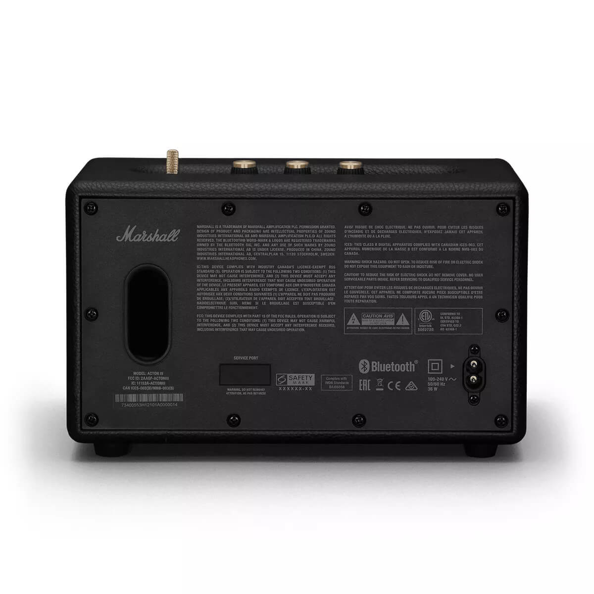 Marshall Acton III Home Bluetooth Speaker - Brown
