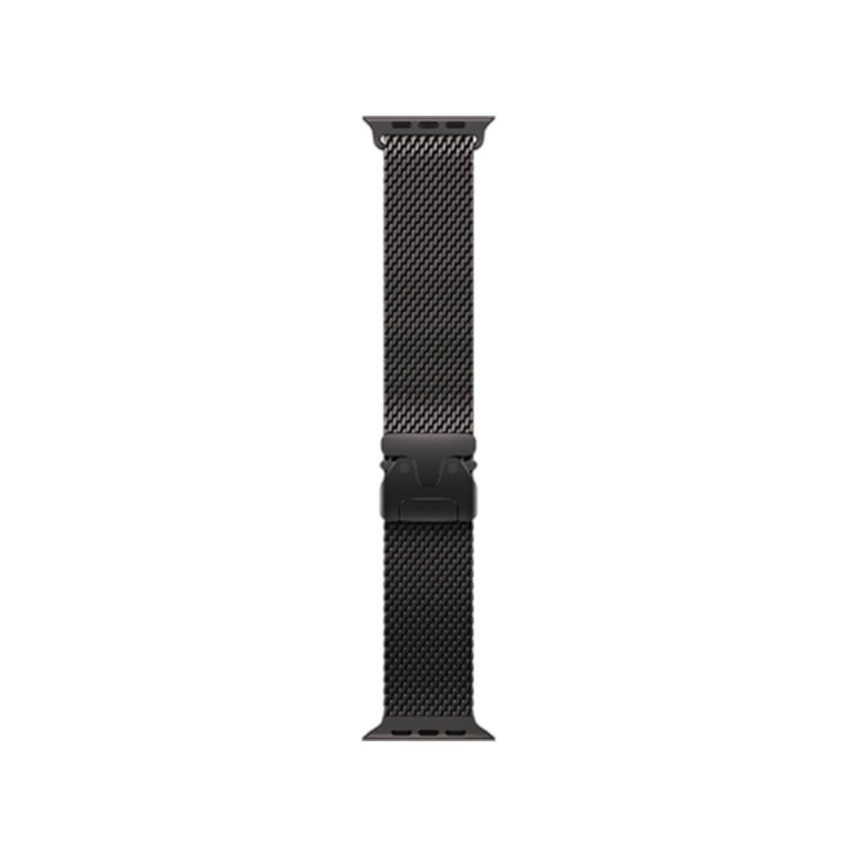 Apple Watch Ultra 3 49mm Black Titanium Case with Black Titanium Milanese Loop - M