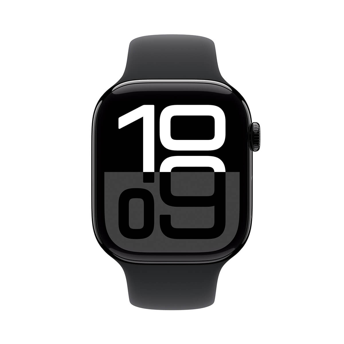Apple Watch Series 10 46mm (GPS) Jet Black Aluminum Case Black Sport Band M/L