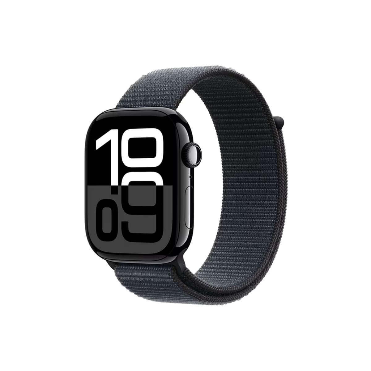 Apple Watch Series 10 42mm (GPS + Cellular) Jet Black Aluminum Case Ink Sport Loop