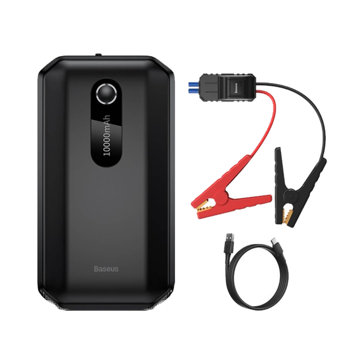 Baseus 1000A Instant Current Car Jump Starter - Black