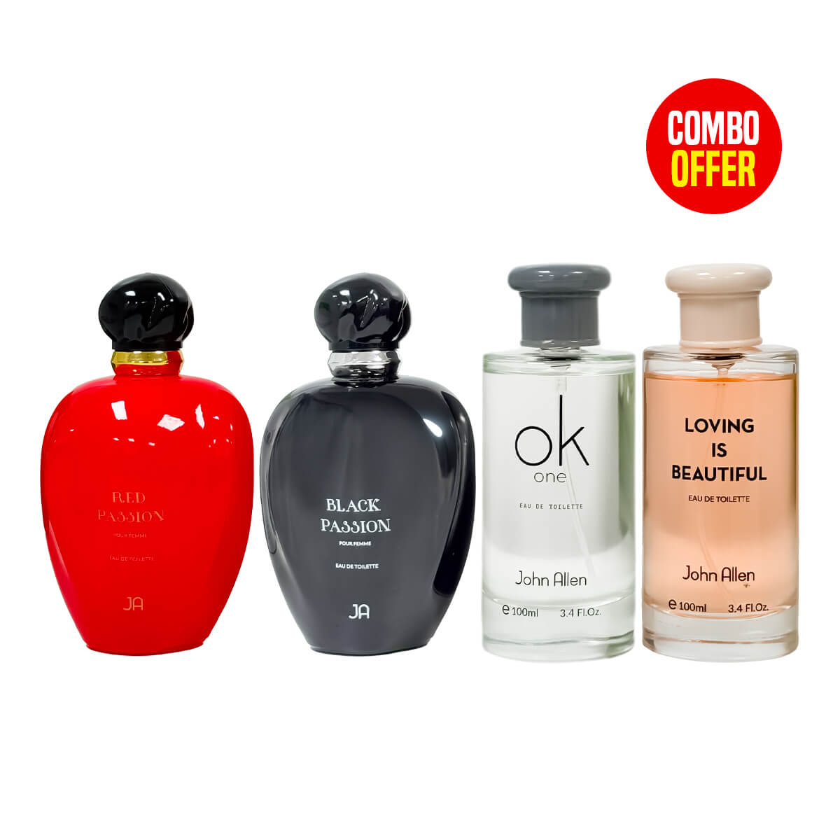 Just Awesome Perfume Collections (4 Items Combo Bundle)