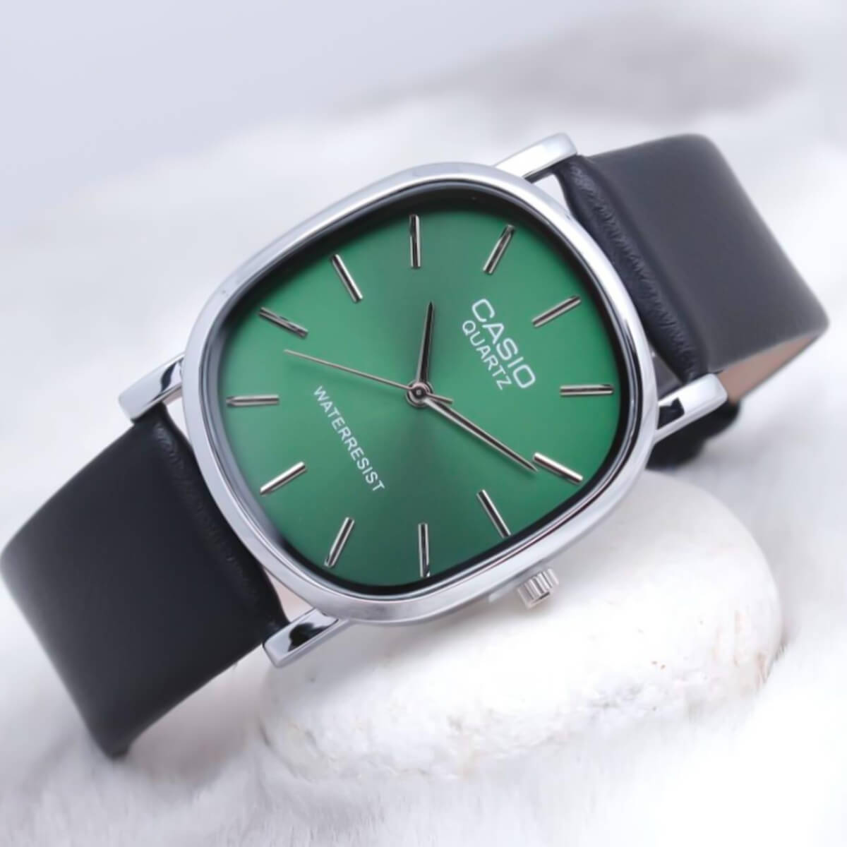 Casio Quartz Watch Leather Strap Web Store - Main Image