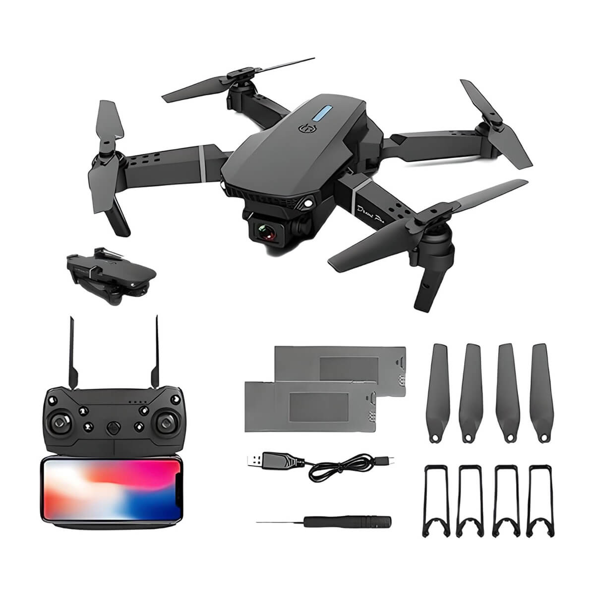 E99 Pro Dual Camera HD Drone