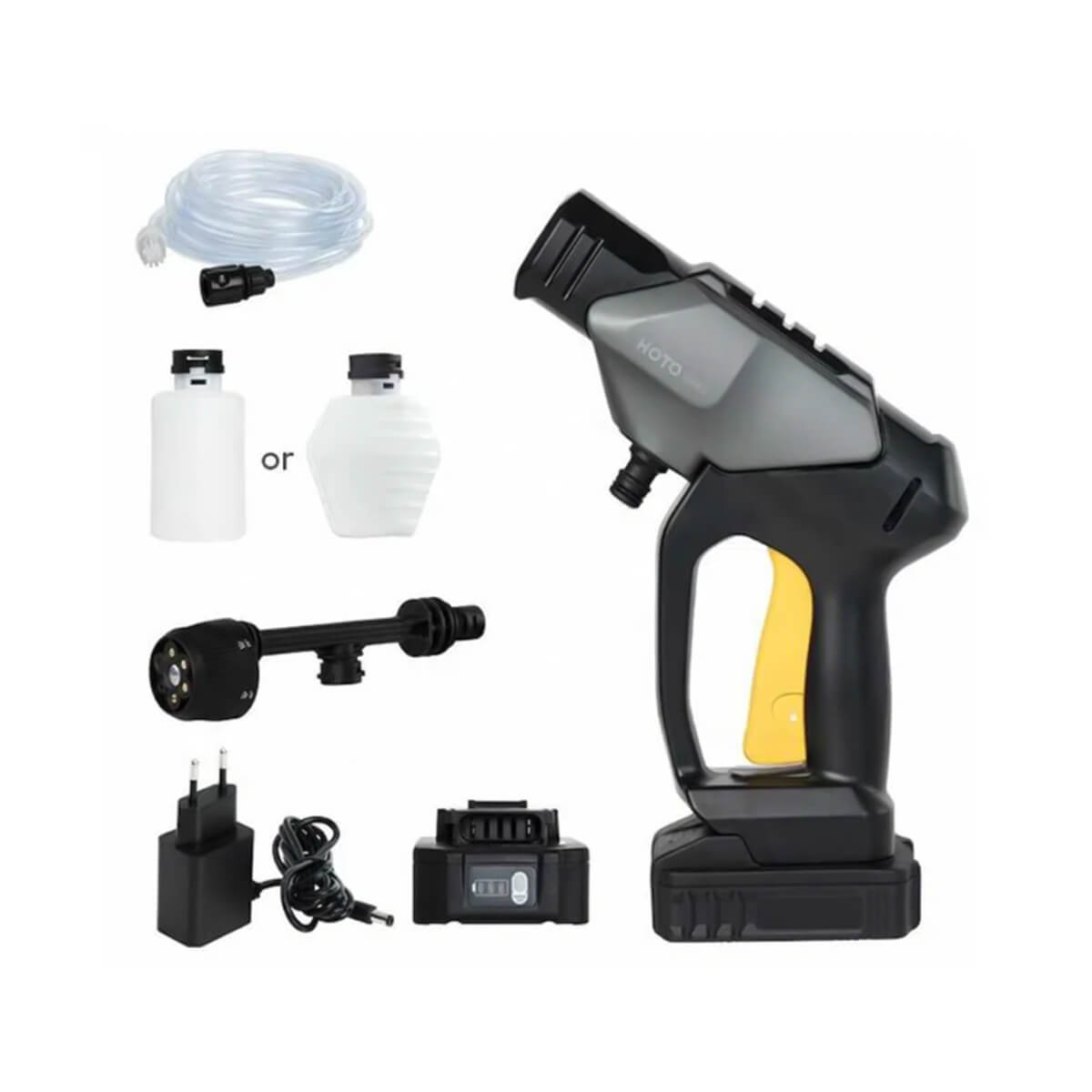 HOTO 20V Cordless High Pressure Washer QWXCJ001 - Black