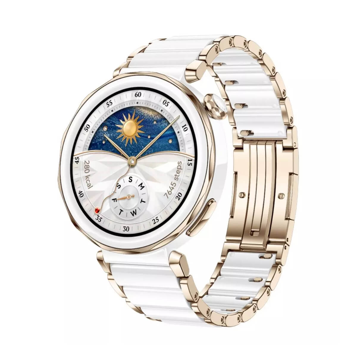 Huawei Watch GT 5 Pro 42mm Smartwatch - Ceramic White