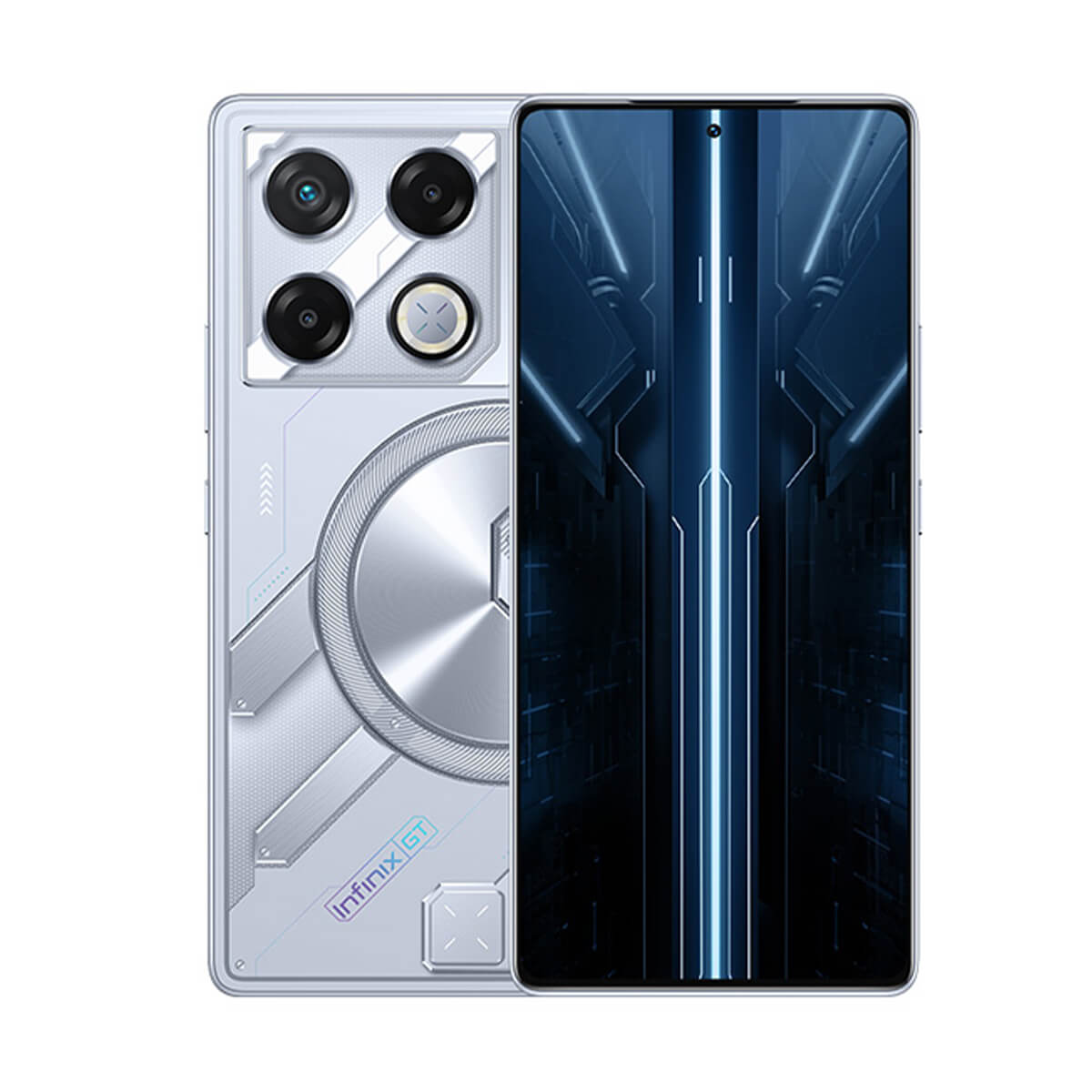 Infinix GT 20 Pro (12GB RAM + 256GB Memory) - Mecha Silver (FREE Gaming Kit)