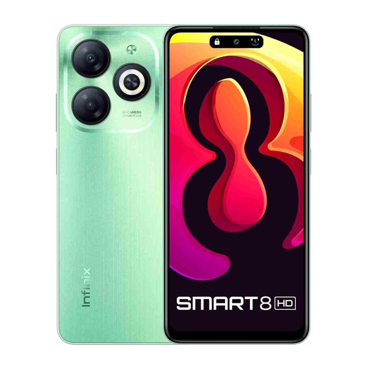 Infinix Smart 8 (6GB RAM (3+3) + 64GB Memory) - Crystal Green