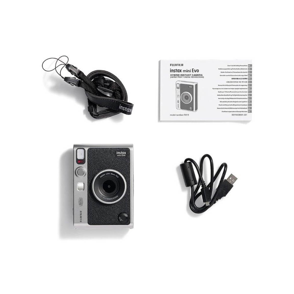 Fujifilm Instax Mini Evo Camera - Black