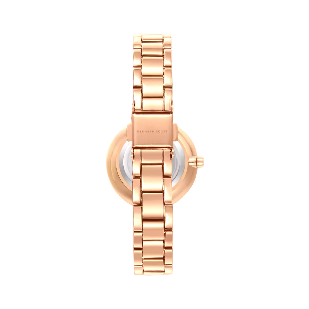 Kenneth Scott Rose Gold Analog Stainless Steel Strap Watch - K23533-RBKK