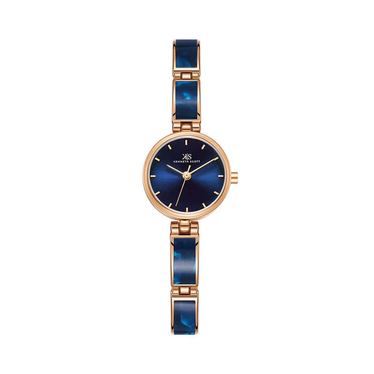 Kenneth Scott Women's Rose Gold Dial Analog Watch - K24502-RCNN