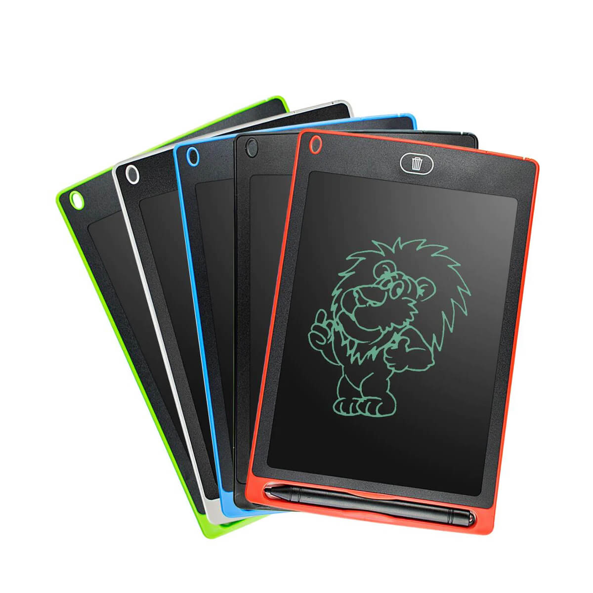 جهاز لوحي للكتابة LCD للأطفال بحجم شاشة 8.5 بوصة