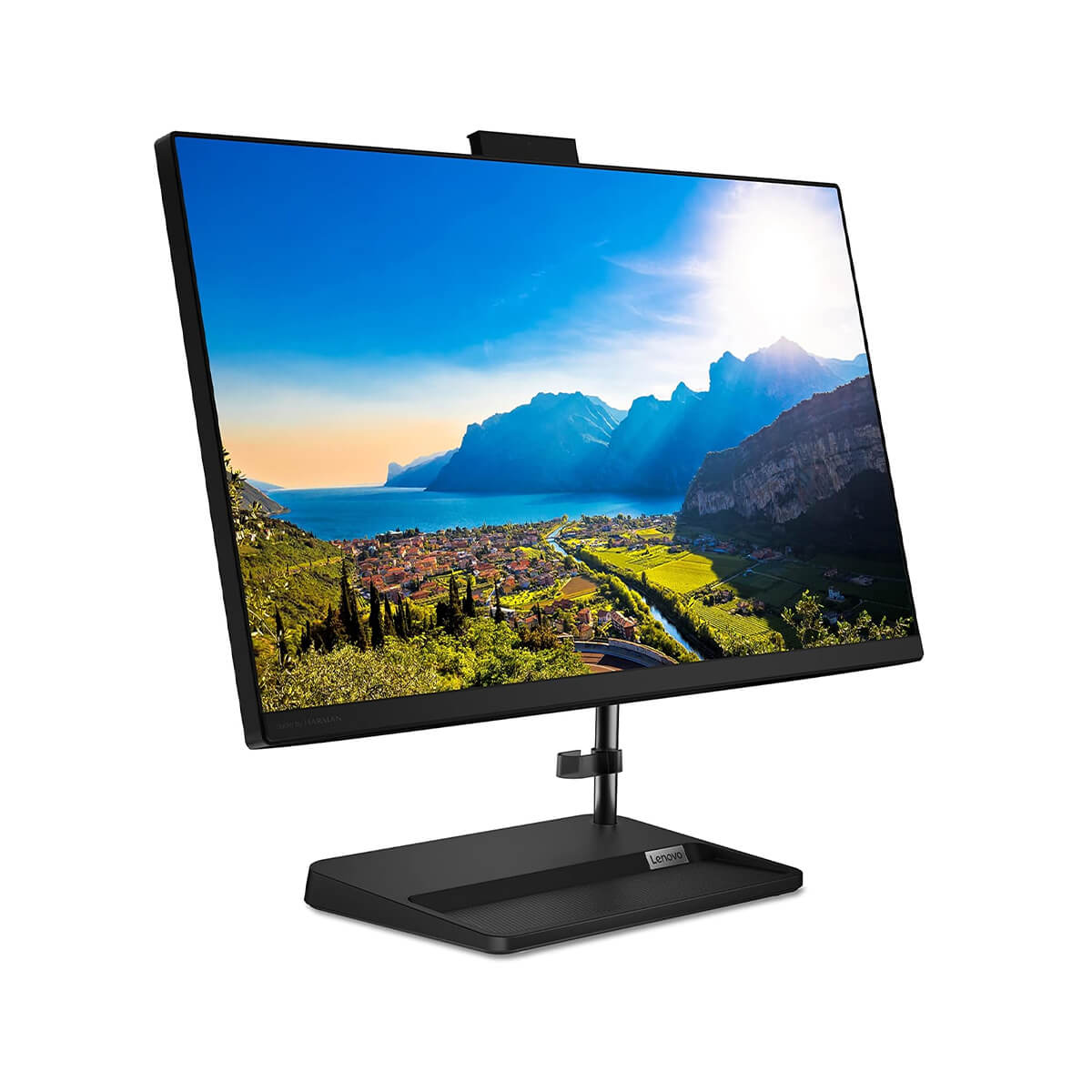 كمبيوتر لينوفو ايديا سنتر AIO 3 مقاس 23.8 بوصة، معالج انتل كور i7 من الجيل الحادي عشر، ذاكرة وصول عشوائي 16 جيجابايت، قرص صلب سعة 1 تيرابايت (F0G50099AX) - أسود