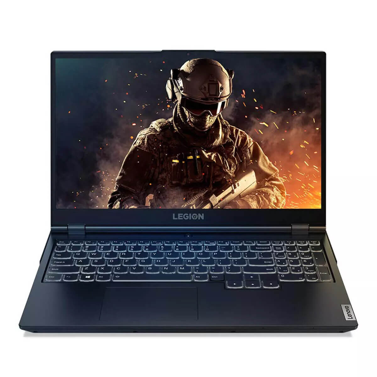 لاب توب لينوفو ليجن 5 15ACH6H (15.6 بوصة، AMD Ryzen 7، 16 جيجا بايت رام، 512 جيجا بايت SSD، ويندوز 11) 82JU01AQAX - أزرق