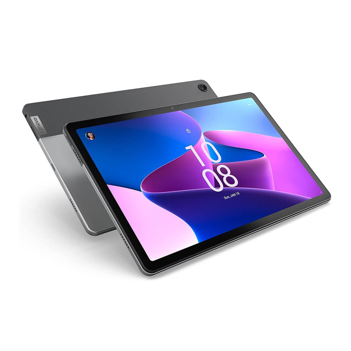 لينوفو تاب M10 الجيل الثالث LTE مع حافظة Folio (ذاكرة وصول عشوائي 4 جيجابايت + ذاكرة تخزين 64 جيجابايت) - رمادي عاصف