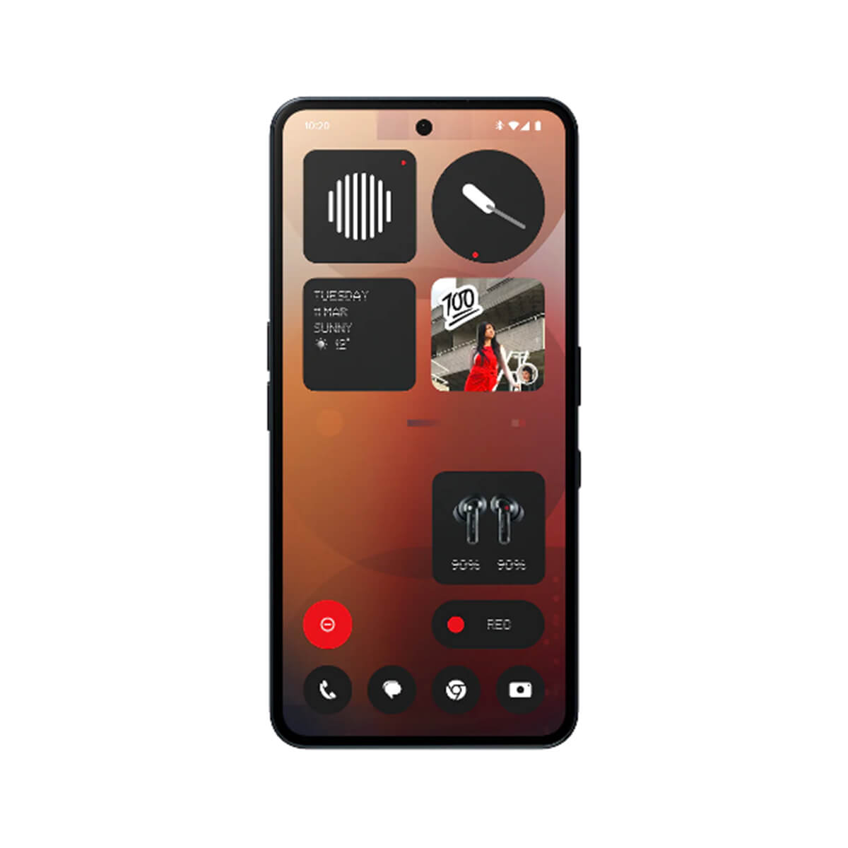 Nothing Phone 3a (12GB RAM + 256GB Memory) - Black