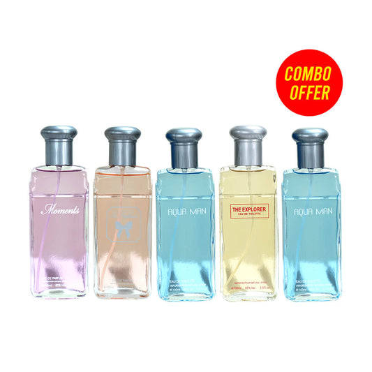 Best Selling Fragrance Perfume (5 Items Bundle Combo)
