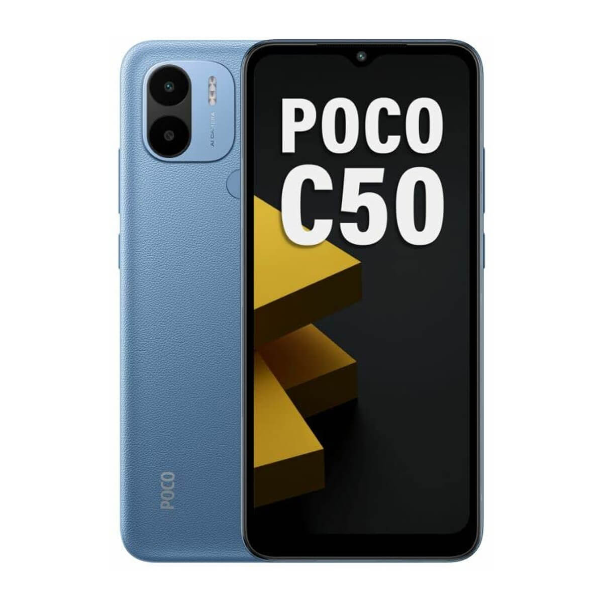 هاتف Poco C50 (2 جيجا رام + 32 جيجا ذاكرة) - أزرق ملكي مع سماعة JBL Tune 110