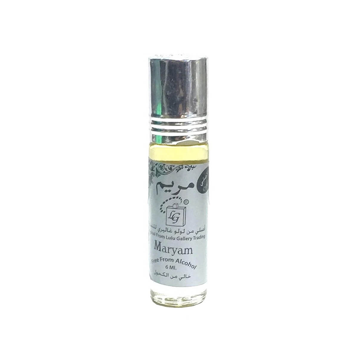 Maryam Roll-on Oil Free From Alcohol 6ml - Silver