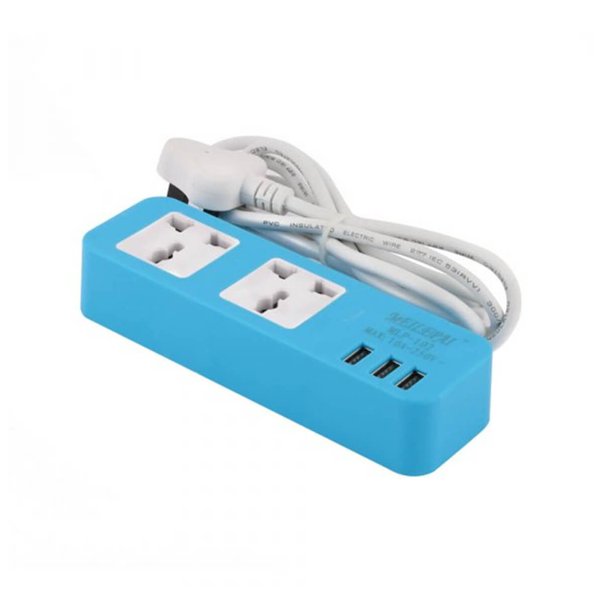 مقبس USB 1.8 متر مع (2 مقبس، 3 منافذ USB A) LH-102