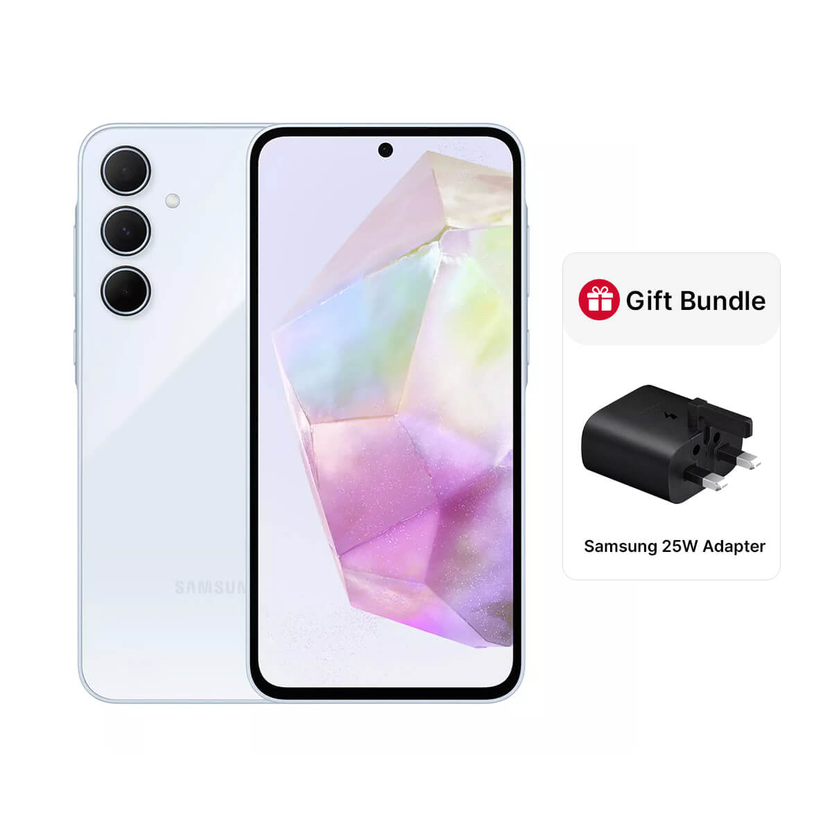 Samsung Galaxy A35 5G (8GB RAM + 128GB Memory) - Awesome Iceblue