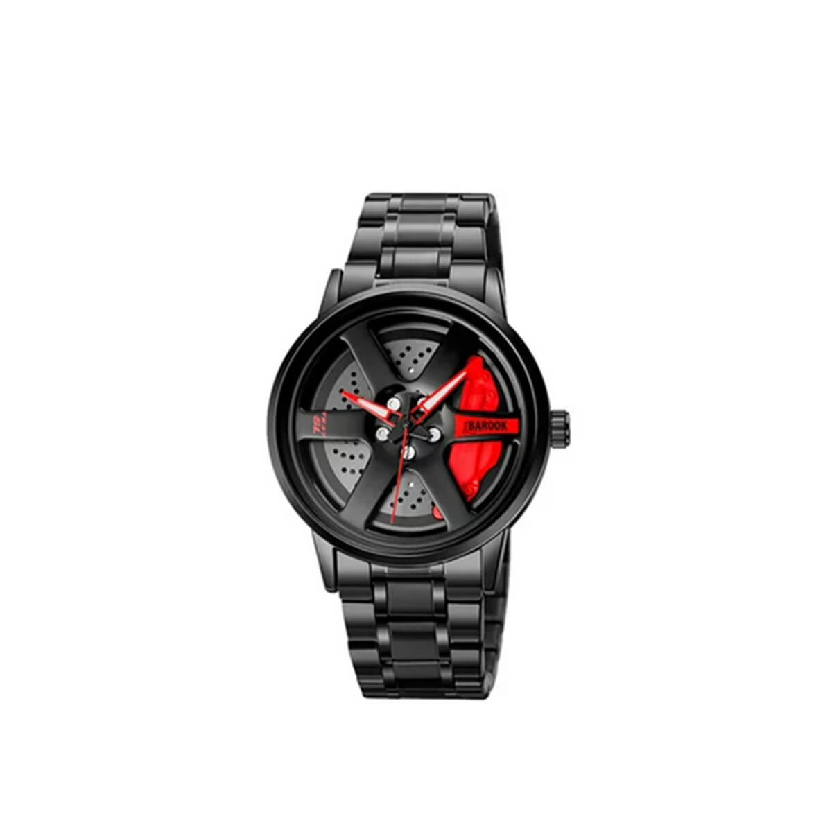 Car Rim Style Spinning Watch