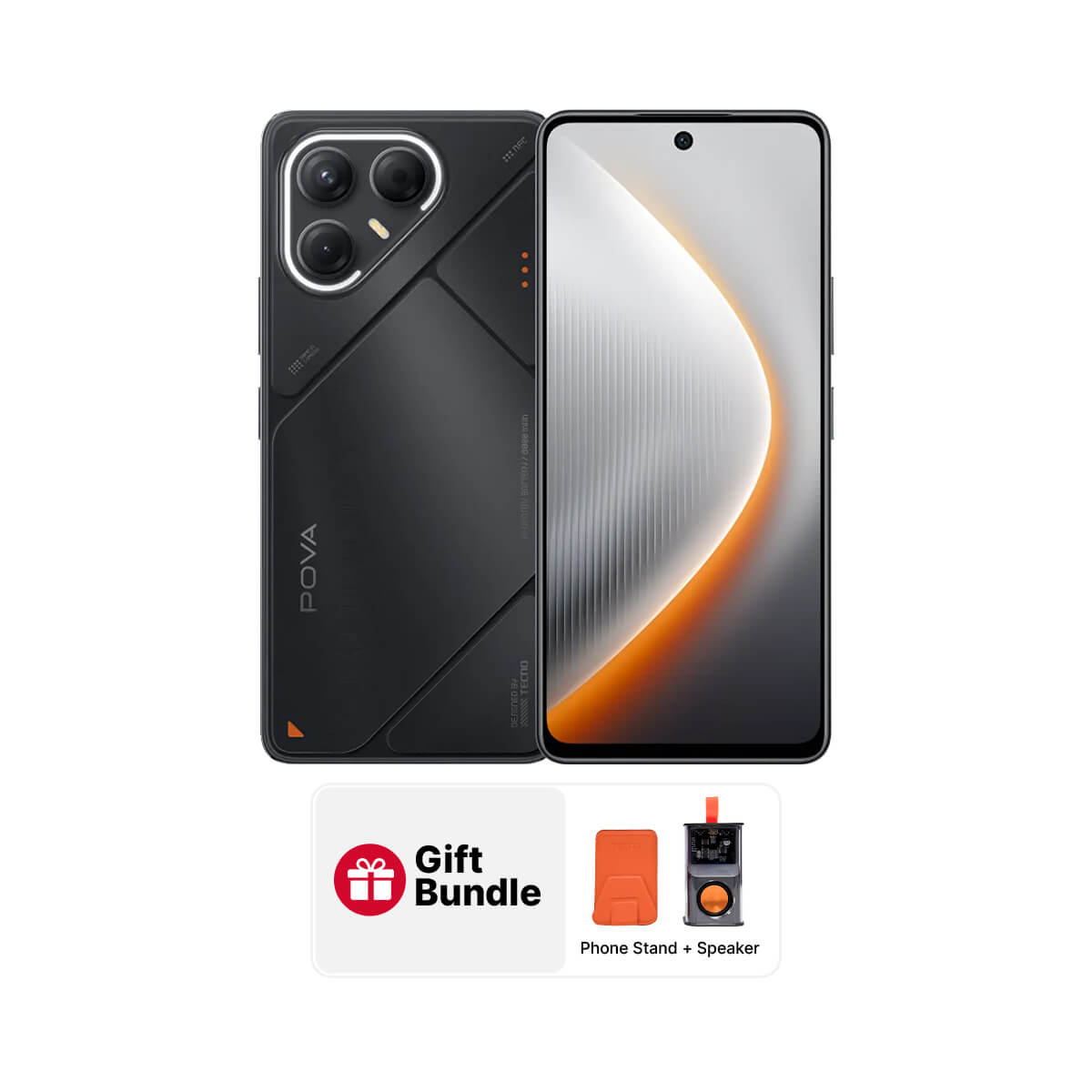 Tecno Pova 7 5G (8GB RAM + 256GB Memory) - Geek Black