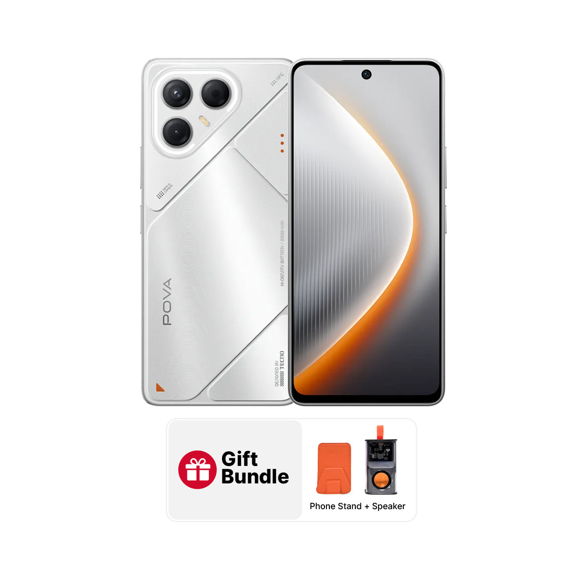 Tecno Pova 7 5G (8GB RAM + 256GB Memory) - Magic Silver