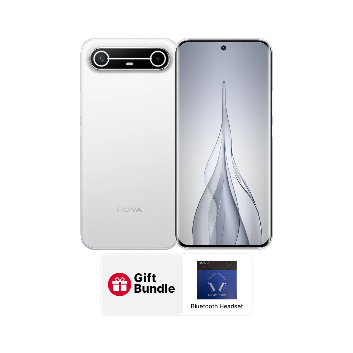 Tecno Pova Slim 5G (8GB RAM + 256GB Memory) - Slim White