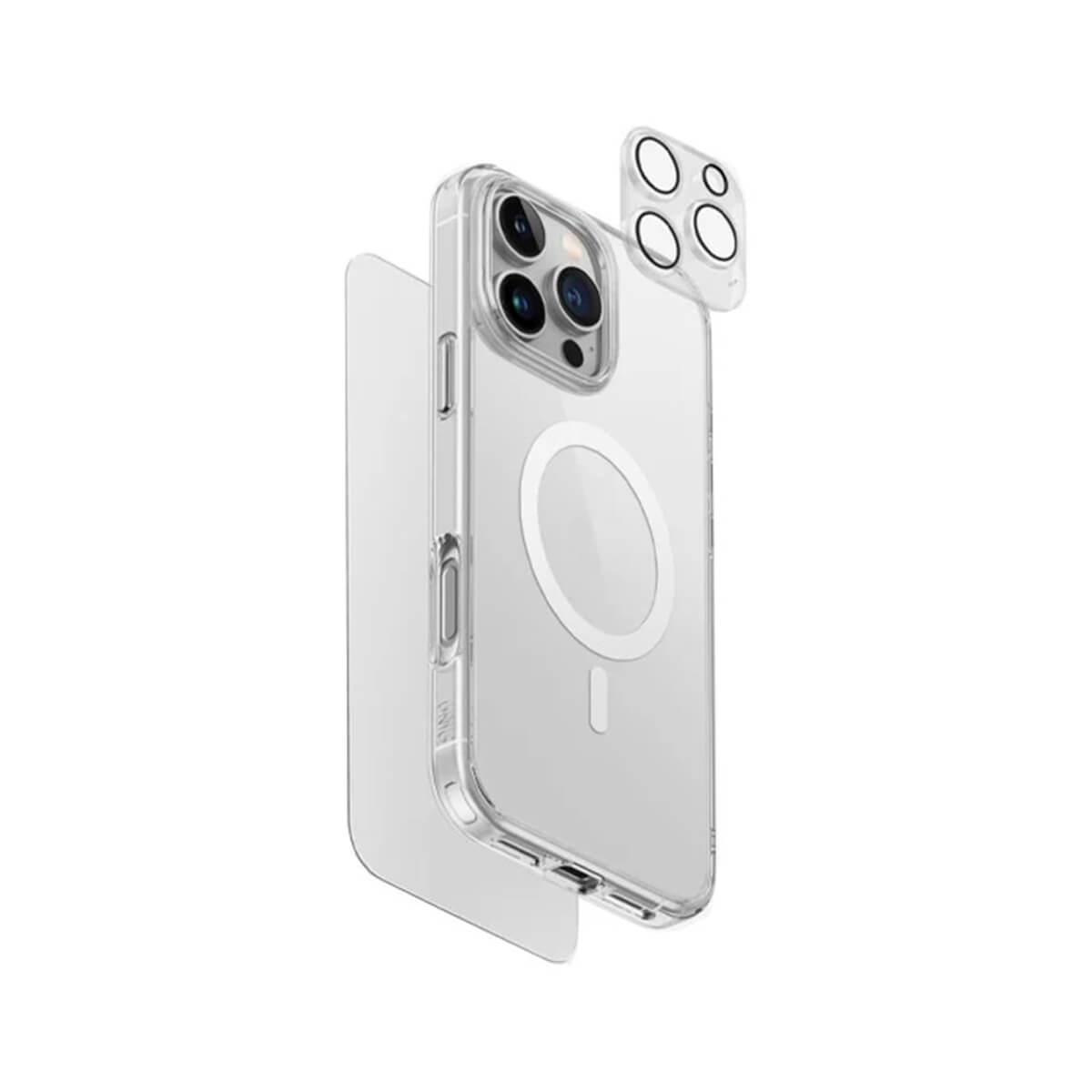 Uniq ClearVue 360 MagSafe Essential Bundle Pack for iPhone 16 Pro