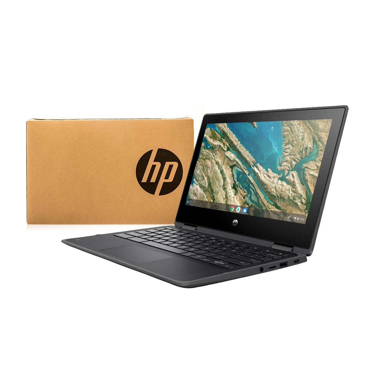 Used HP Chromebook G3 (4GB RAM + 32GB Memory) Touch Screen with Box