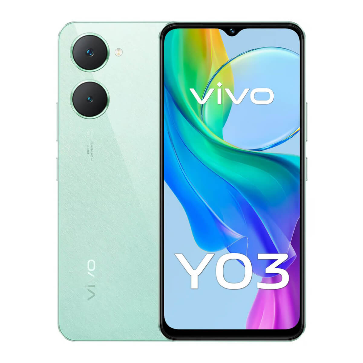 Vivo Y03 (8GB RAM (4+4) + 128GB Memory) - Gem Green
