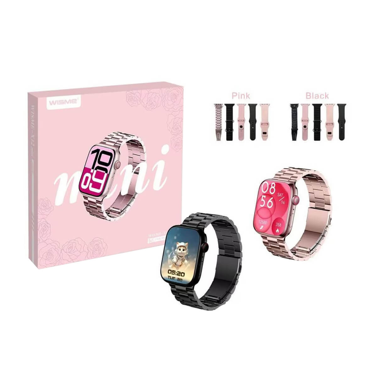 Wisme X12 Mini Smartwatch 5+1 Strap
