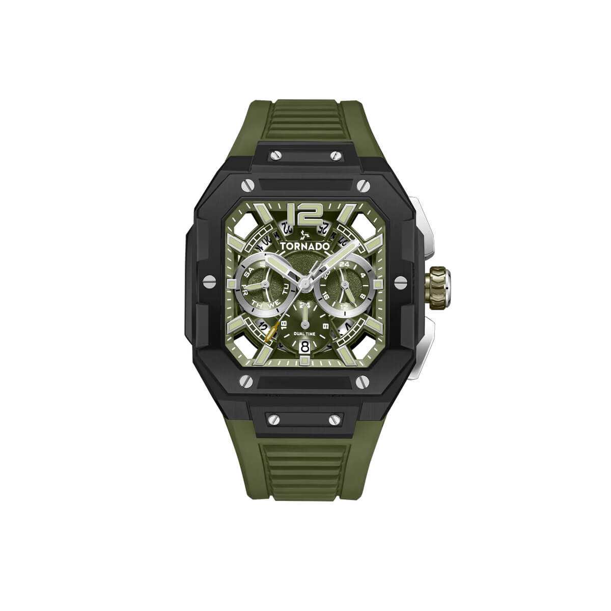 Pre-Order Tornado Xenith Curve Multi Function Green Watch T26101-BFHH