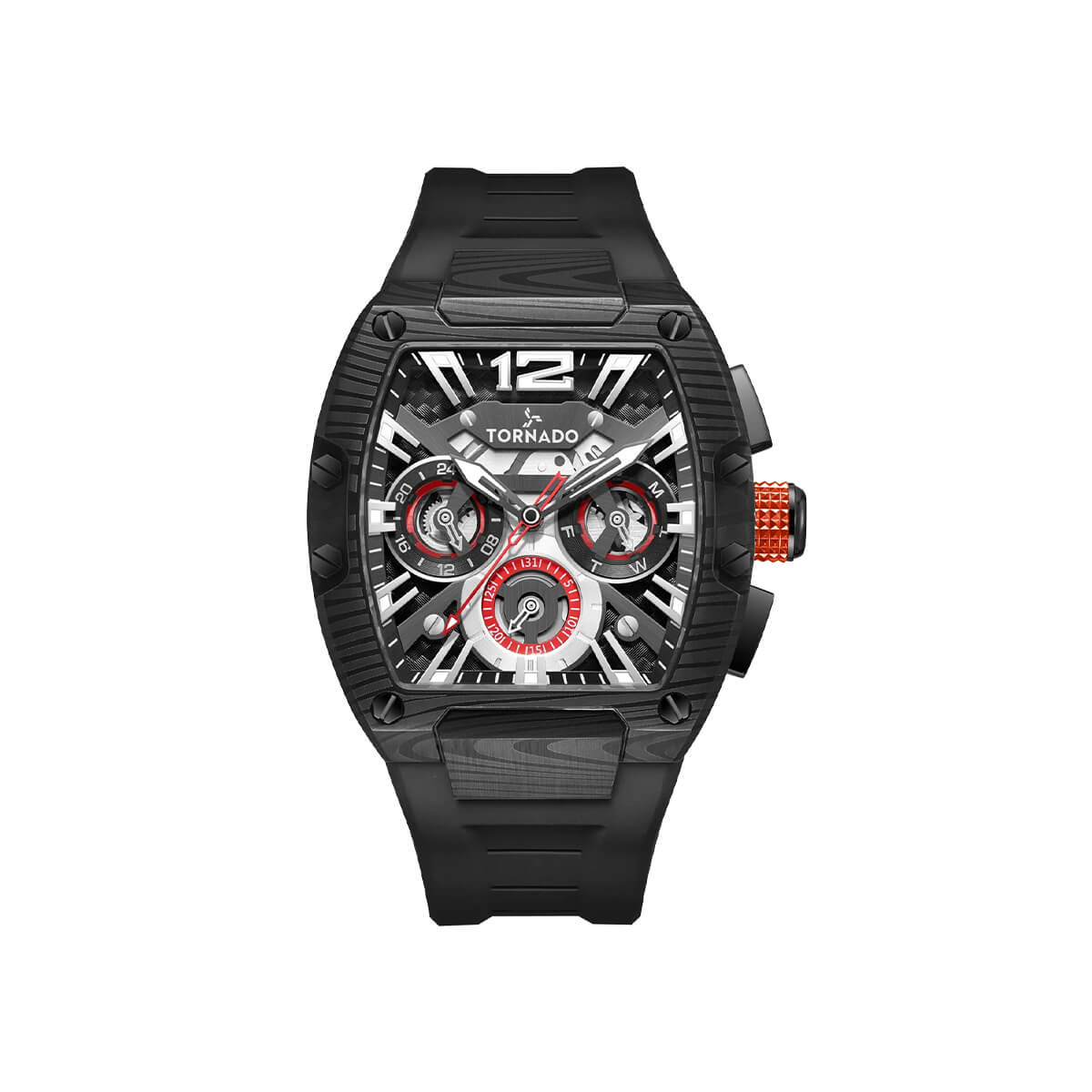Tornado Xenith Multi Function Watch T23105L-BFBB - Dark Black