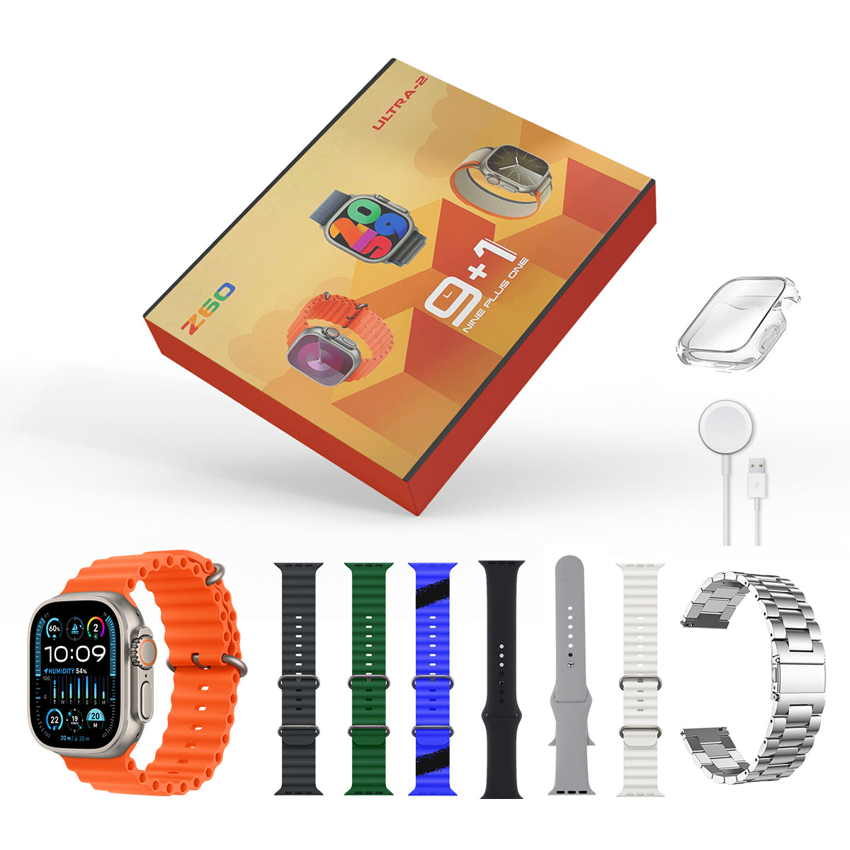 Z60 Ultra Smartwatch with 9+1 Strap Web Store - Main Image