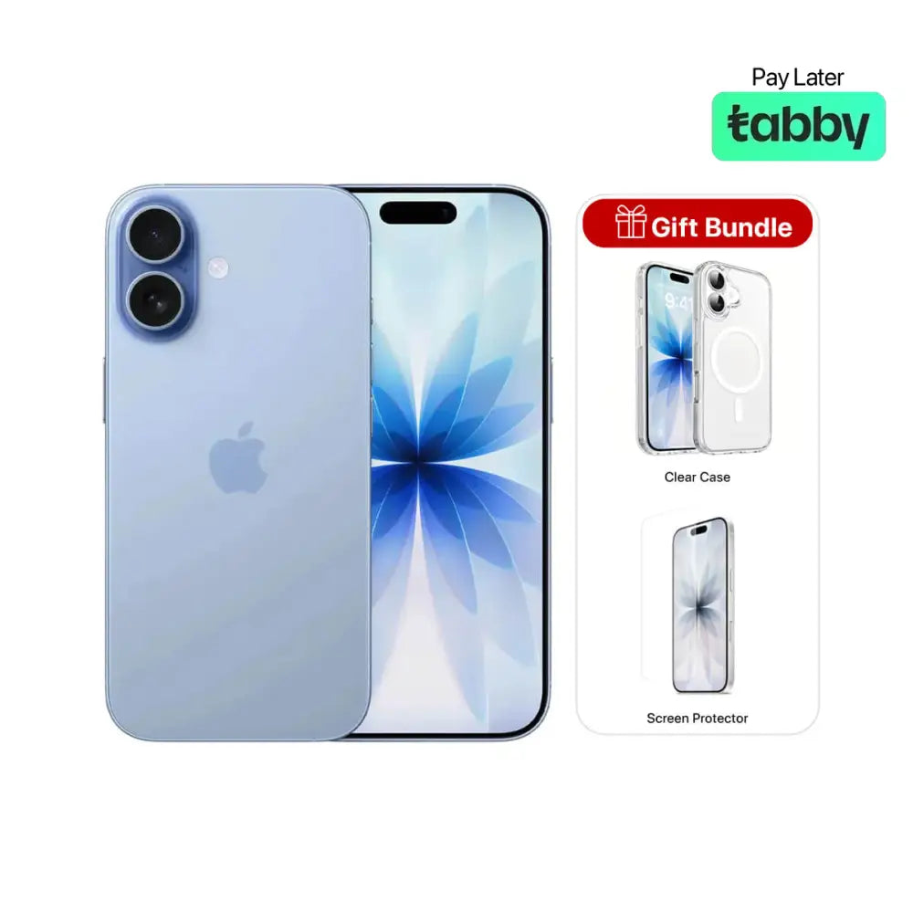 Apple iPhone 17 - 256GB - 6.3 inch - Dual eSIM (Middle East Version) | Mist Blue