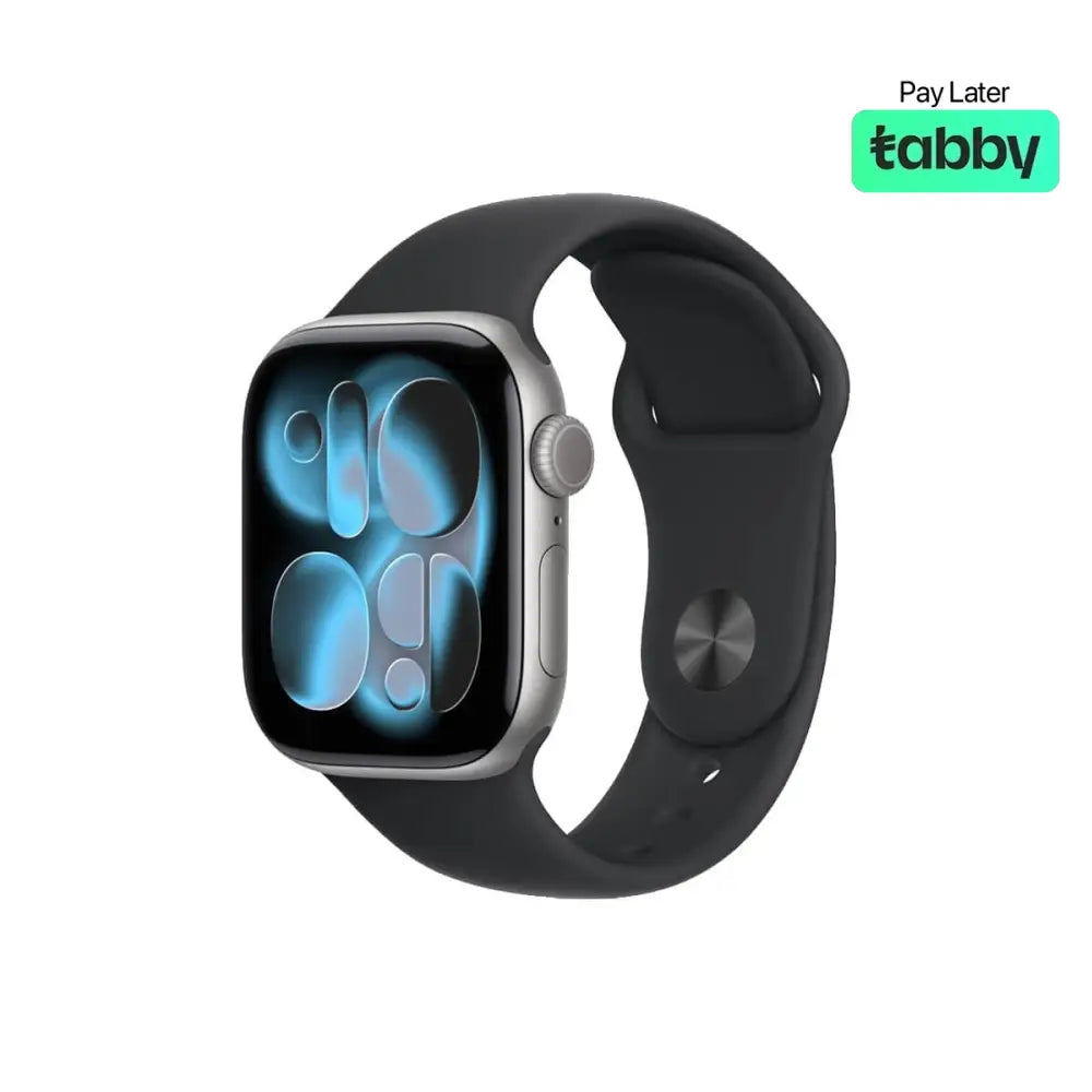 Apple Watch Series 11 42mm (GPS + Cellular) Space Gray Aluminum Case Black Sport Band S/M