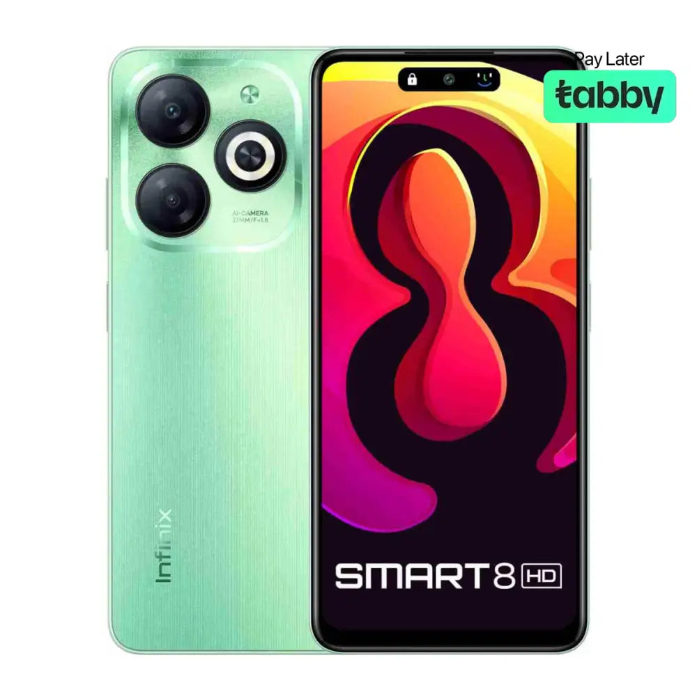 Infinix Smart 8 (6GB RAM (3 + 3) + 64GB Memory) - Crystal Green