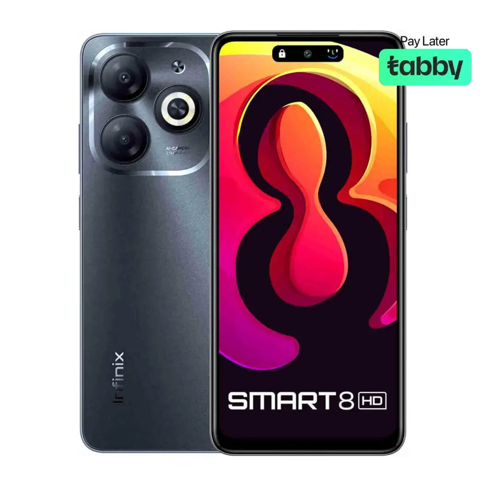 Infinix Smart 8 (6GB RAM (3 + 3) + 64GB Memory) - Timber Black