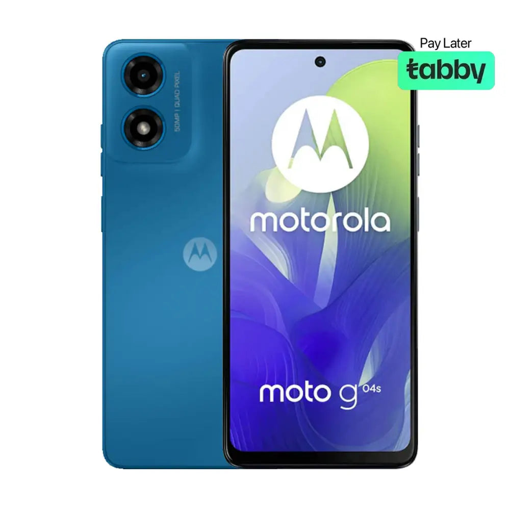 Motorola Moto G04s (8GB RAM (4 + 4)+ 64GB Memory) - Satin Blue