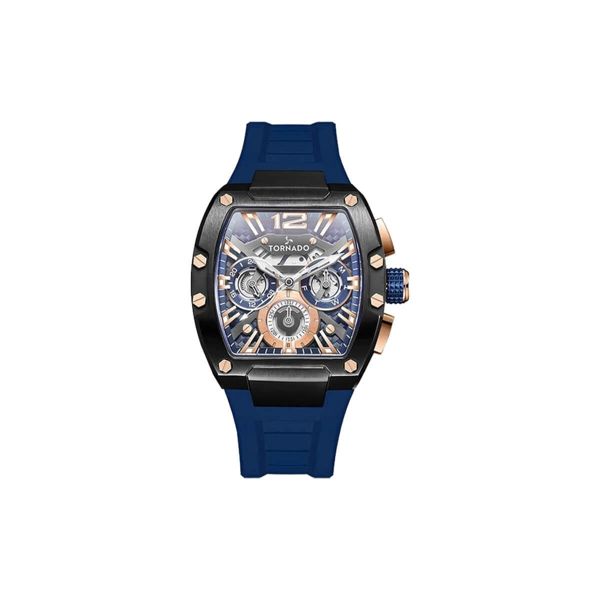 Tornado Xenith Multifuction Men's Blue Dial Multi Function Watch - T23105-BSNNK