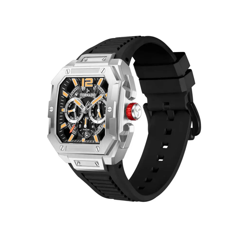Tornado Xenith Curve Multi Function Watch Black - T26101-SFBB