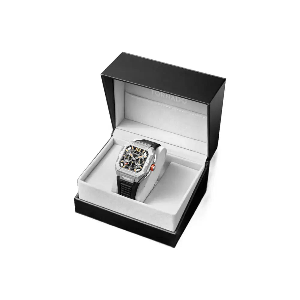 Tornado Xenith Curve Multi Function Watch Black - T26101-SFBB