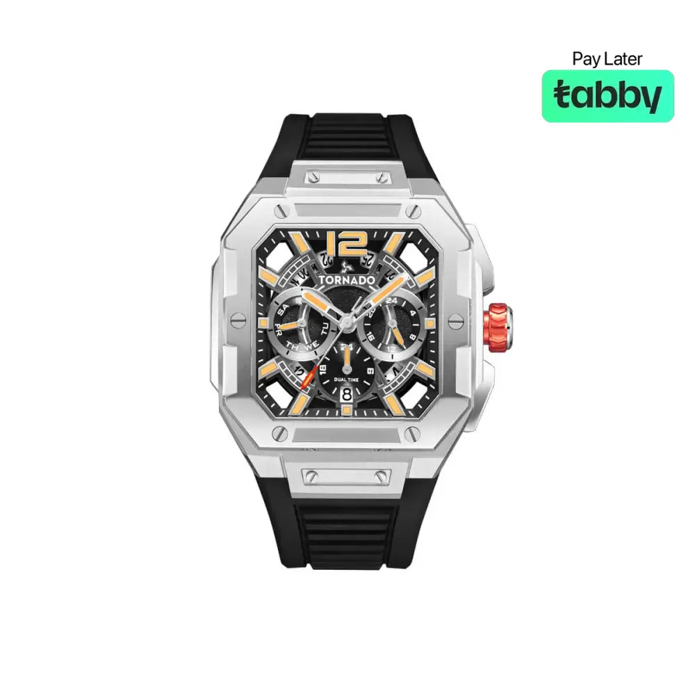 Tornado Xenith Curve Multi Function Watch Black - T26101-SFBB