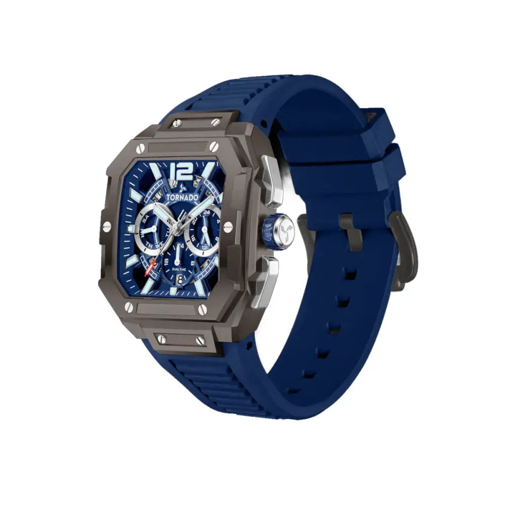 Tornado Xenith Curve Multi Function Watch Blue - T26101-XFNN