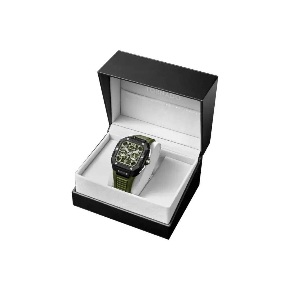 Tornado Xenith Curve Multi Function Watch Green - T26101-BFHH