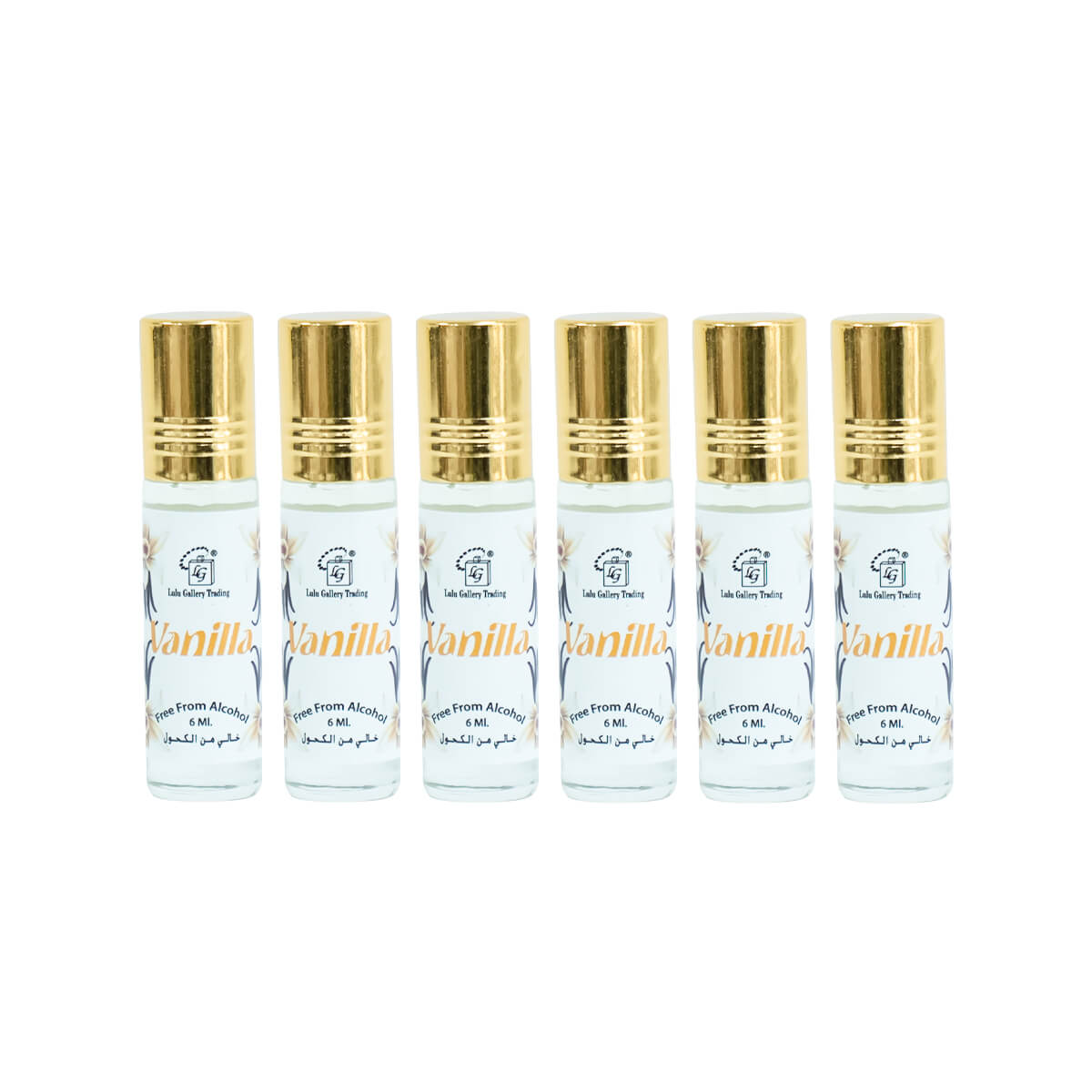 Maryam Roll-on Oil Free From Alcohol 6ml (Pack of 6) - Vanilla