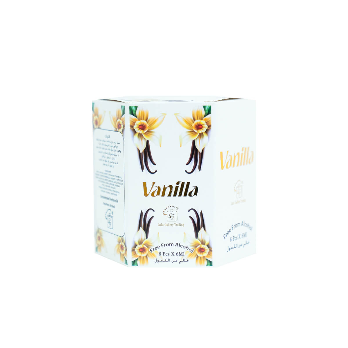Maryam Roll-on Oil Free From Alcohol 6ml (Pack of 6) - Vanilla